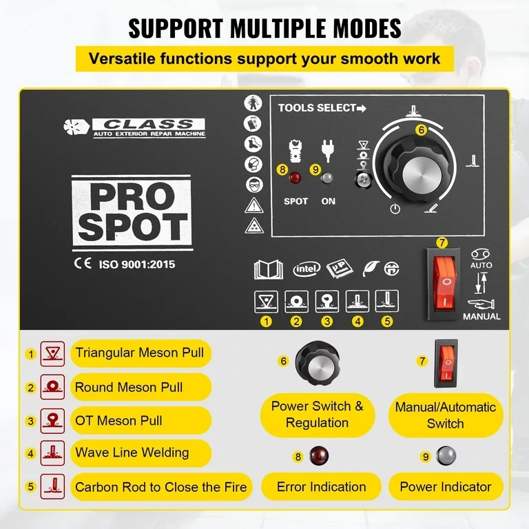 Electric Auto Dent Puller Removal Machine Tool for efficient car dent repair, designed for quick and easy dent removal.