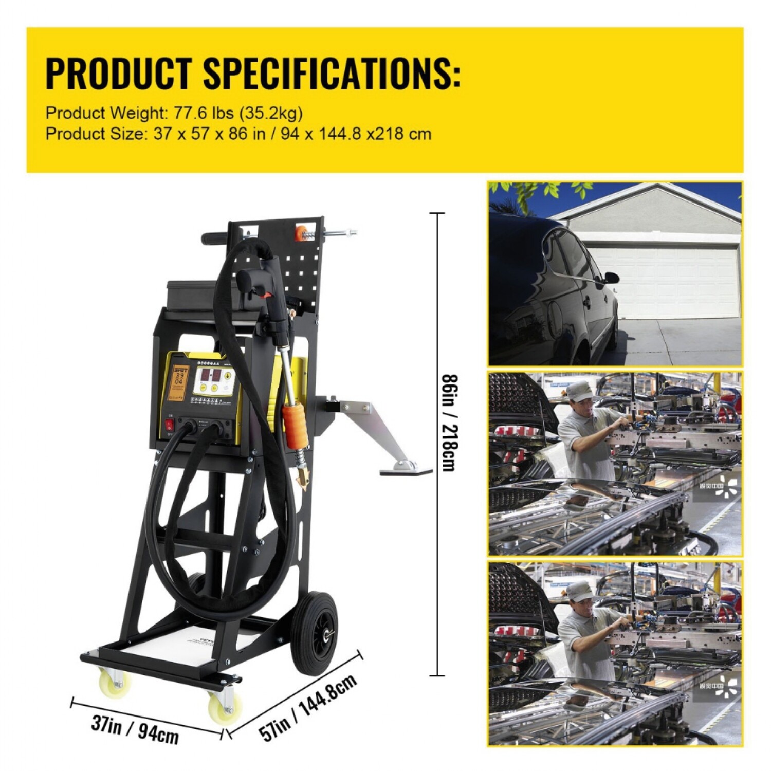 Electric Auto Dent Puller Removal Machine Tool for efficient car dent repair, designed for quick and easy dent removal.