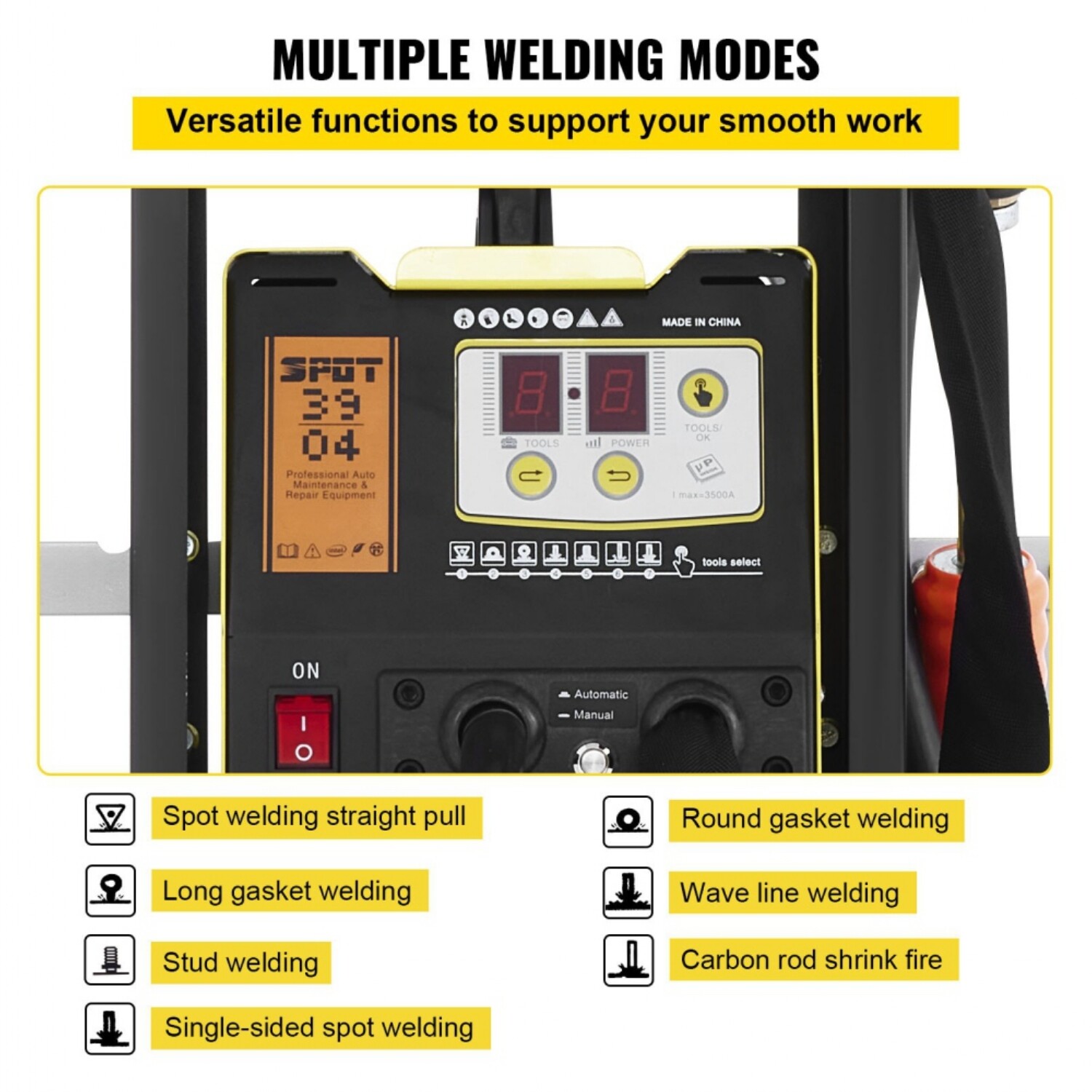 Electric Auto Dent Puller Removal Machine Tool for efficient car dent repair, designed for quick and easy dent removal.