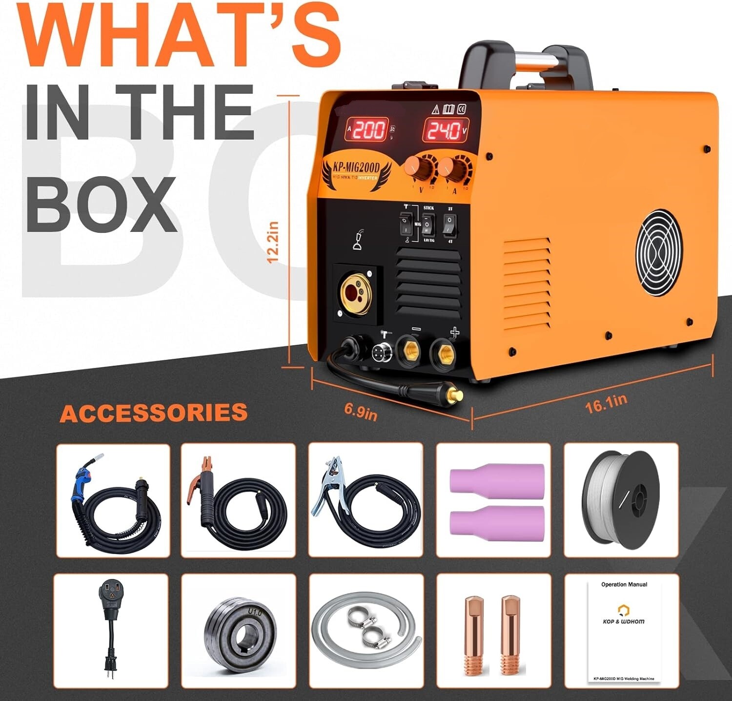Combo Portable Digital Display Spot Welding Machine, Inverter Plasma Cutter, and Metal Repairing Equipment for Automotive and Industrial Use