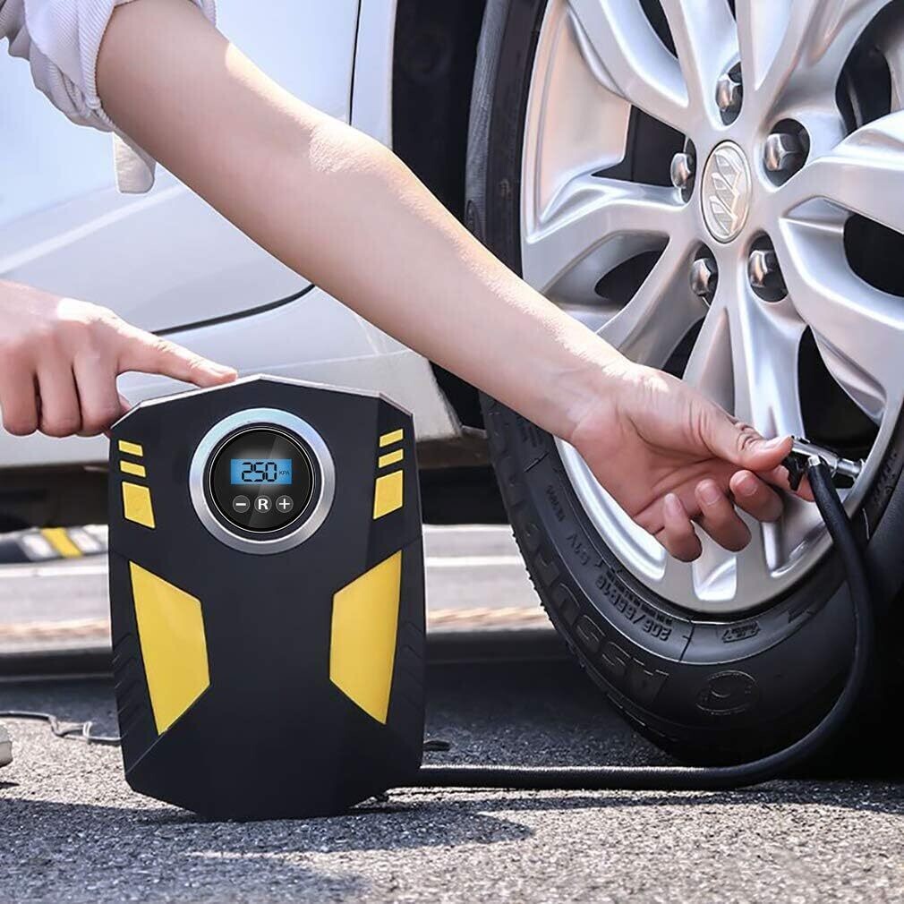 Portable Air Compressor Car Tyre Pump Automatic 12V Electric Air Pump