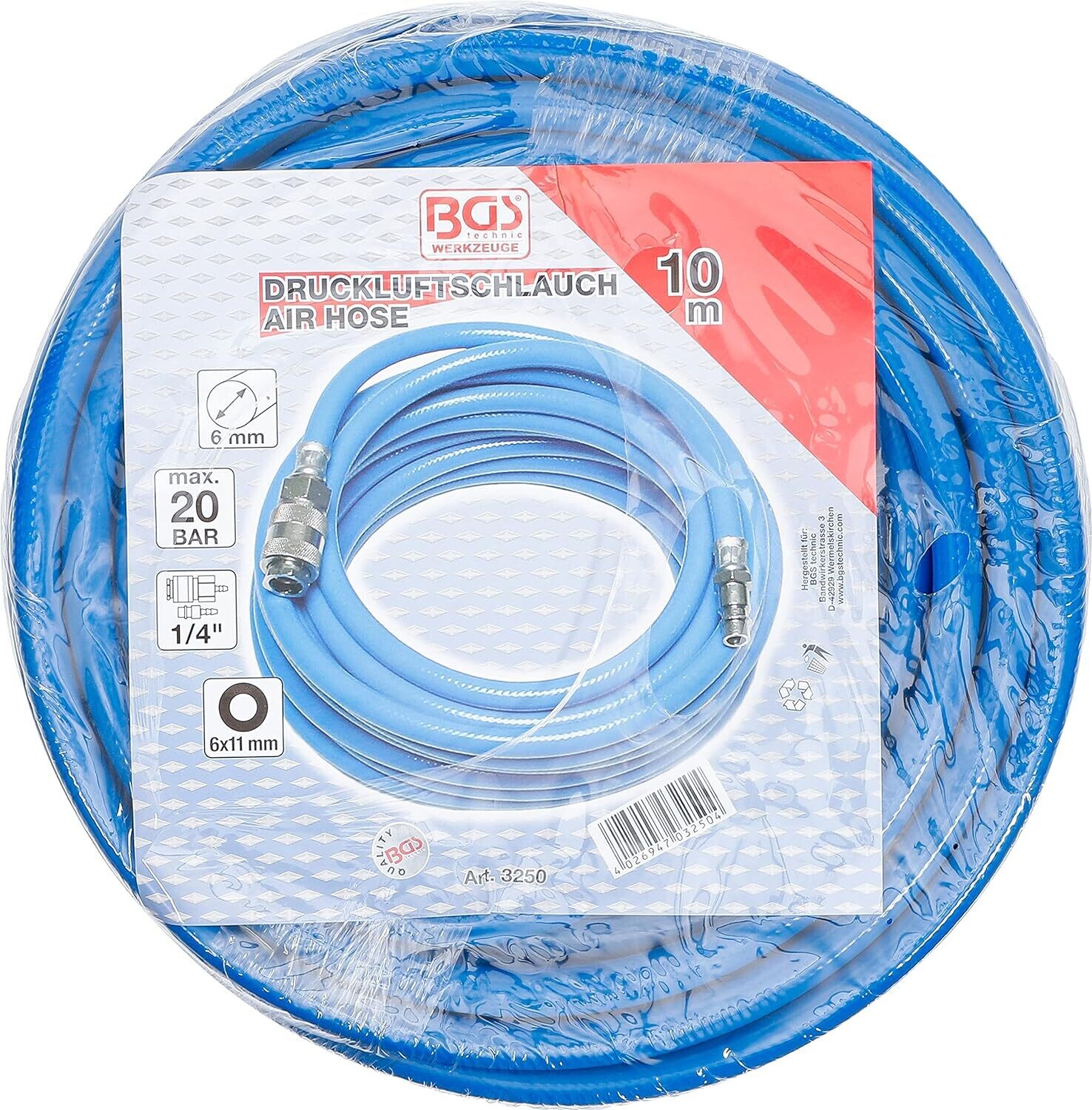 6-10 Millimeter of Long Air Hose Pipe