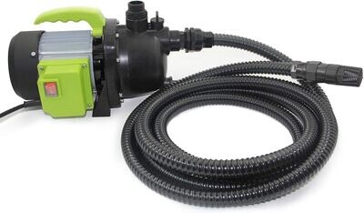 800W Self-Priming Pump for Clean Water Transfer - Ideal for Home Lawn Irrigation and Sprinkling, Portable Garden Booster Pump for Efficient Watering