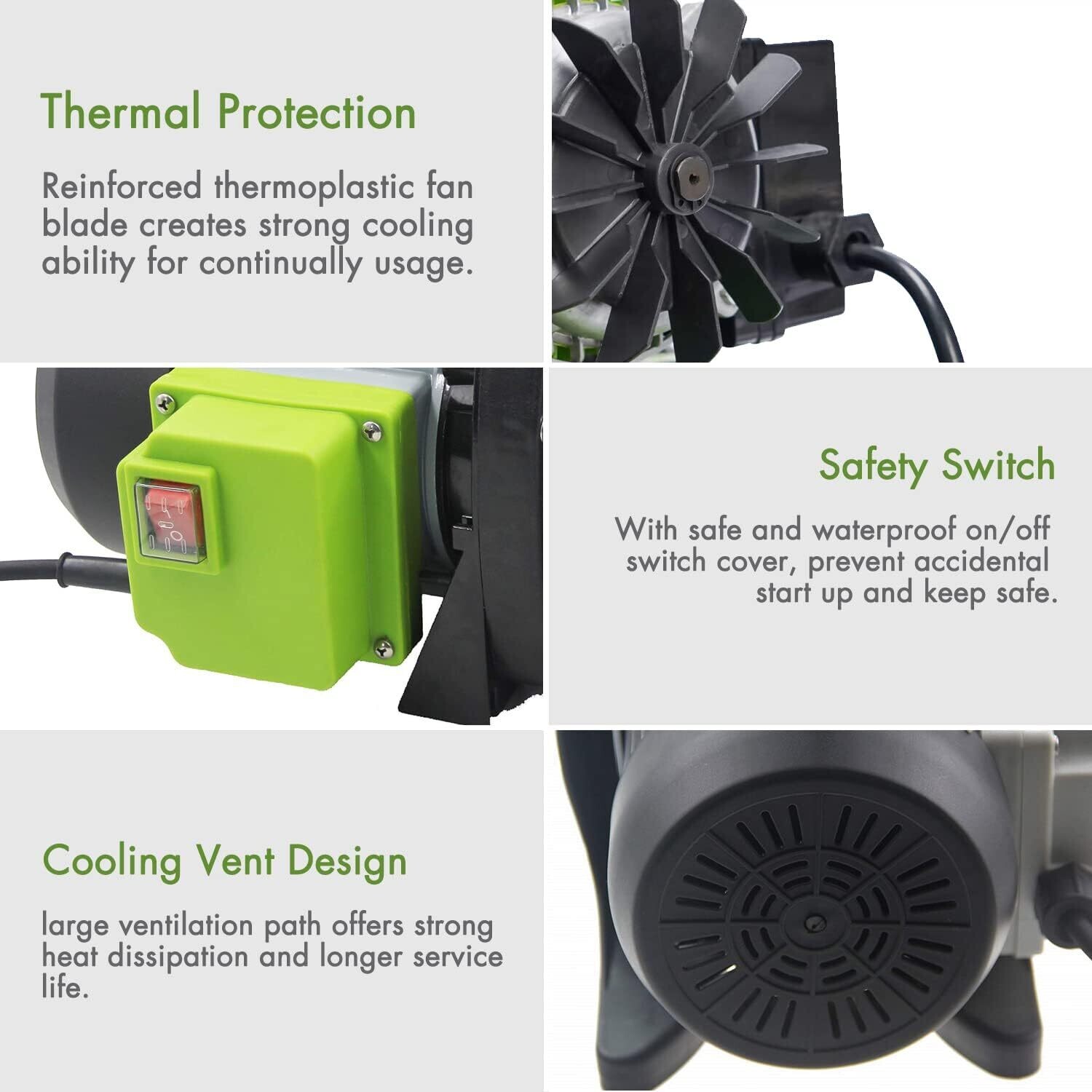 800W Self-Priming Pump for Clean Water Transfer - Ideal for Home Lawn Irrigation and Sprinkling, Portable Garden Booster Pump for Efficient Watering