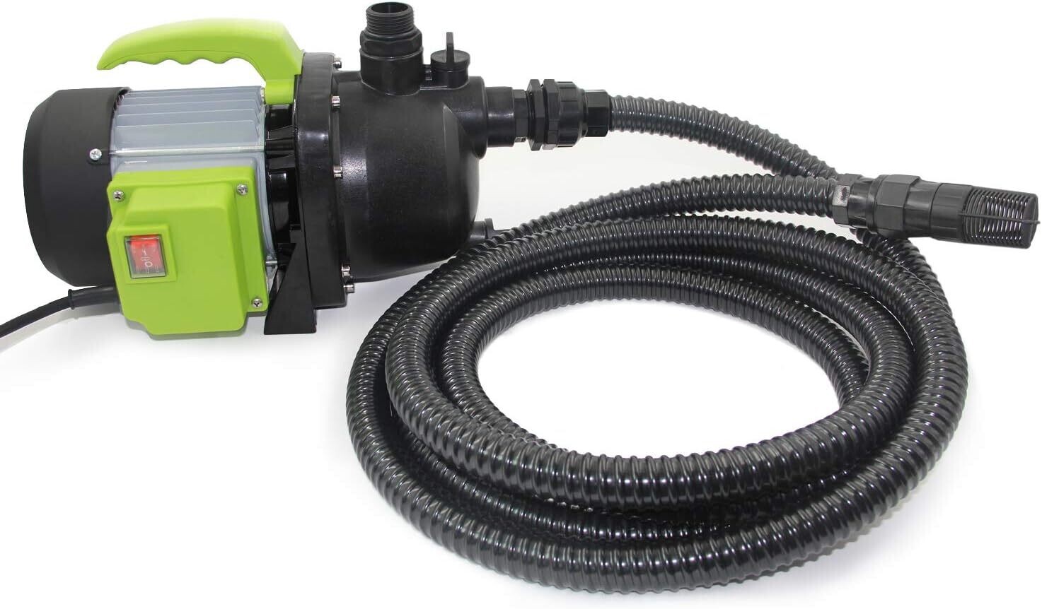800W Self-Priming Pump for Clean Water Transfer - Ideal for Home Lawn Irrigation and Sprinkling, Portable Garden Booster Pump for Efficient Watering