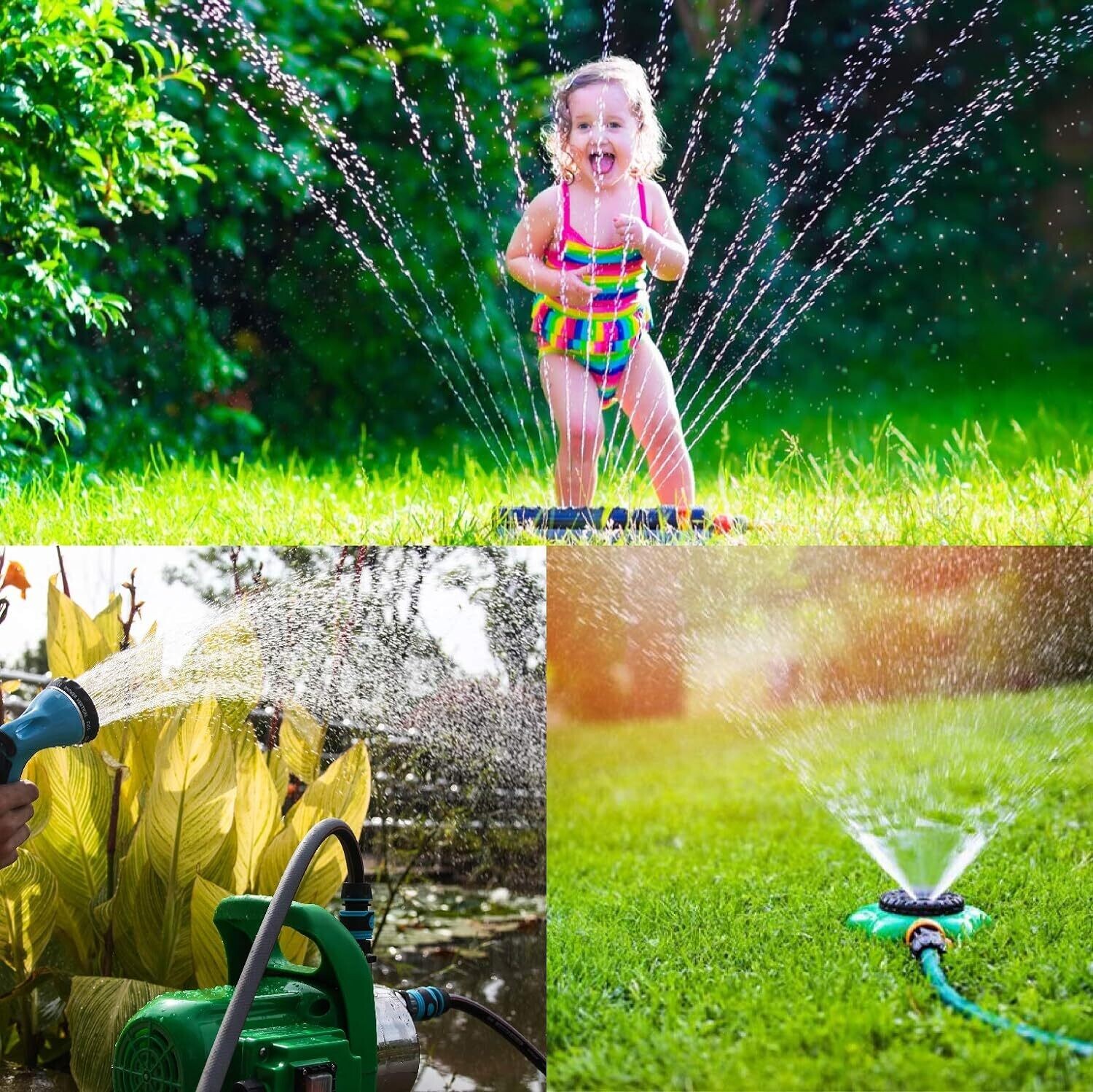 800W Self-Priming Pump for Clean Water Transfer - Ideal for Home Lawn Irrigation and Sprinkling, Portable Garden Booster Pump for Efficient Watering