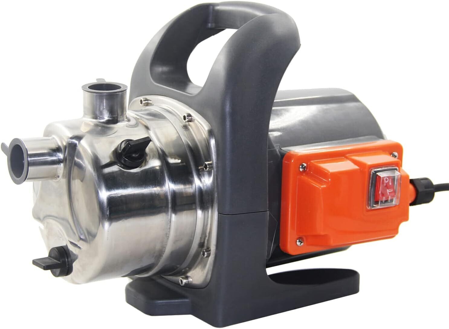 800W Self-Priming Pump for Clean Water Transfer - Ideal for Home Lawn Irrigation and Sprinkling, Portable Garden Booster Pump for Efficient Watering