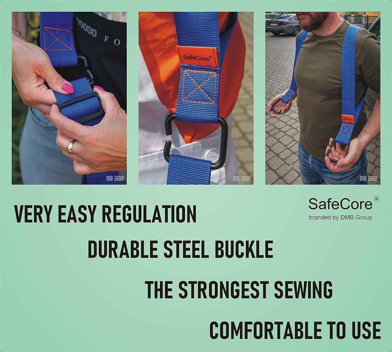 Multipurpose, Moveable Straps for the safe Transport of Furniture, Household Appliances and Other Heavy Objects Weigh up to 500 kg - 800kg