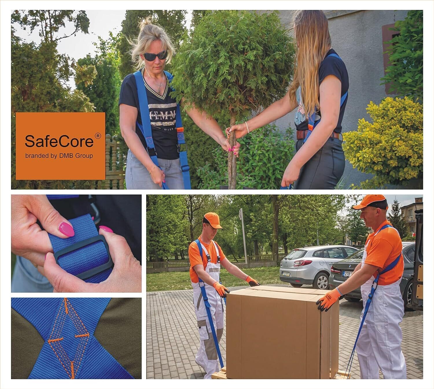 Multipurpose, Moveable Straps for the safe Transport of Furniture, Household Appliances and Other Heavy Objects Weigh up to 500 kg - 800kg