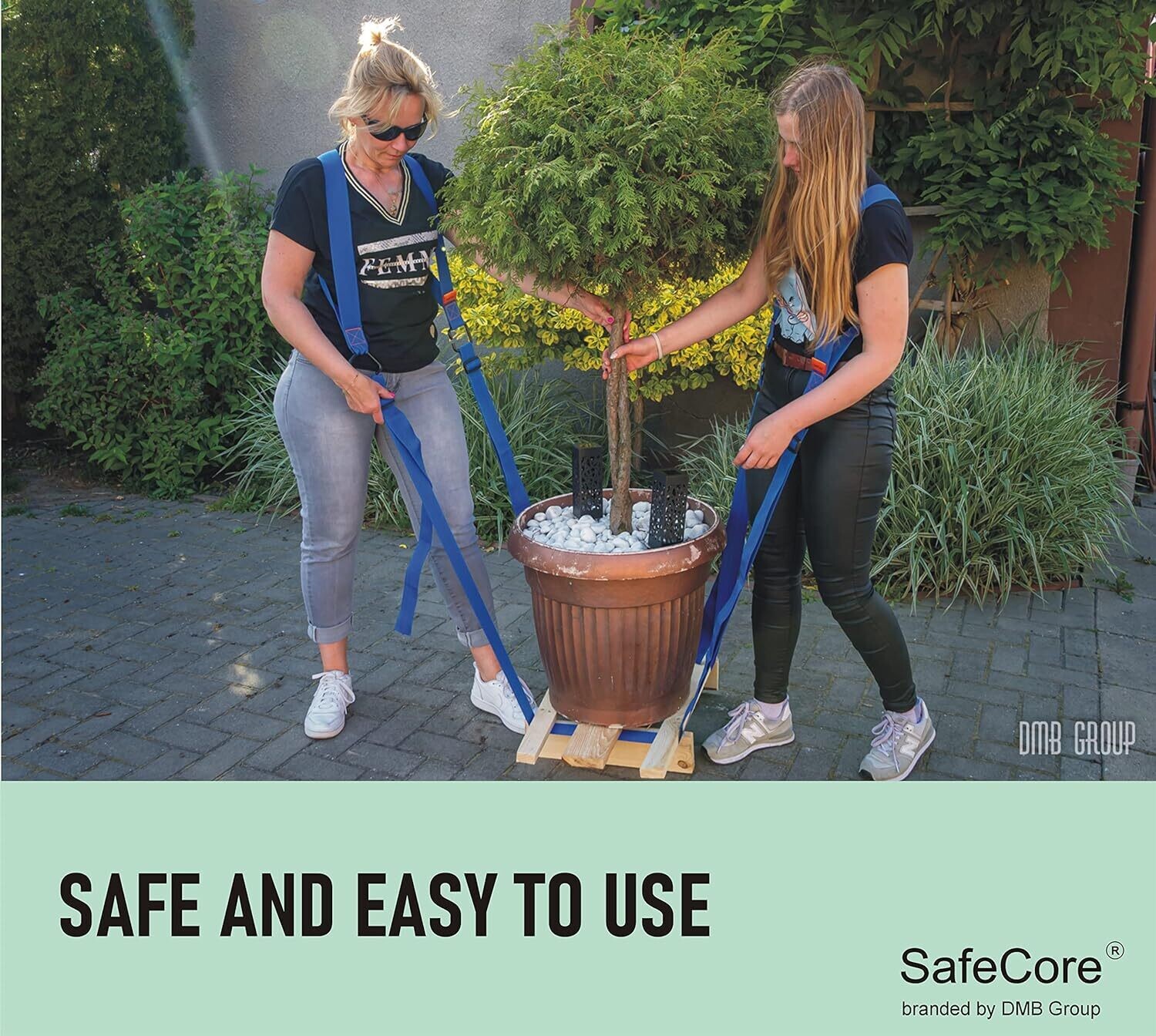 Multipurpose, Moveable Straps for the safe Transport of Furniture, Household Appliances and Other Heavy Objects Weigh up to 500 kg - 800kg