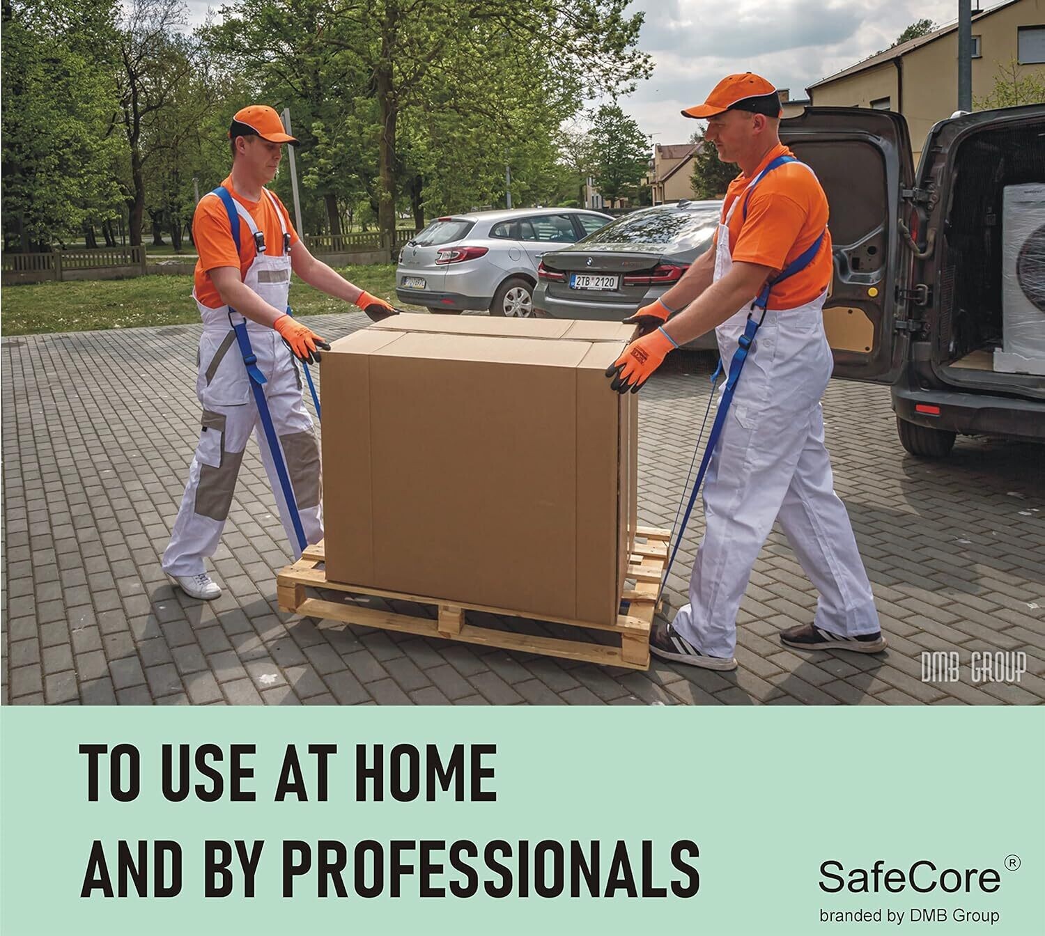 Multipurpose, Moveable Straps for the safe Transport of Furniture, Household Appliances and Other Heavy Objects Weigh up to 500 kg - 800kg