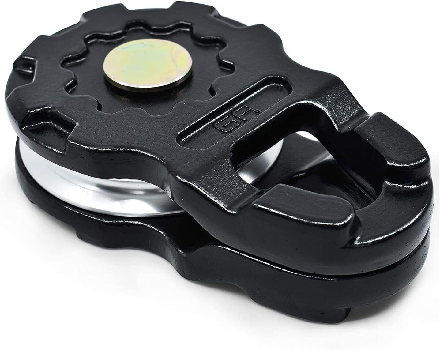 Mega  Heavy Duty Winch Pulley Snatch Blocks Strength (25,000 LBS WLL) |for Synthetic Rope or Steel Cable | Control Recovery Direction, Double Winch Power