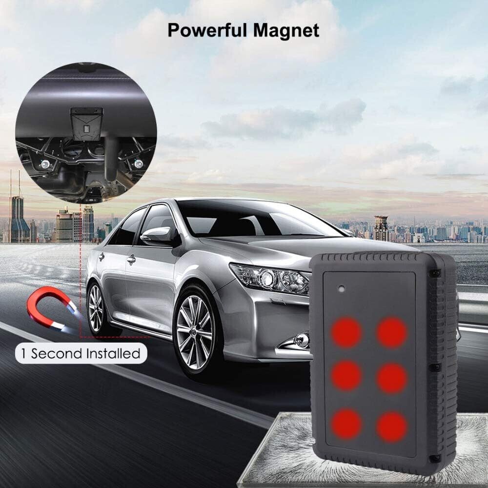 GPS Tracker Integrated with World-Wide Real Time Tracking, Fixed Magnet  and Secure Placement- Long Battery Life