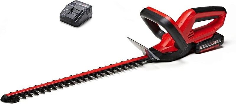 18V Cordless Hedge Trimmer with Laser-Cut Diamond-Ground Steel Blades for Smooth, Precision Trimming