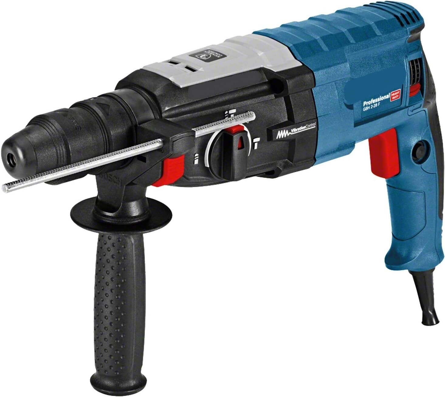 Professional Hammer Drill (880 Watt, Max Concrete Drilling Diameter: 28 mm, Includes Set of 6 SDS-Plus Perforation Scissors in L-Case)