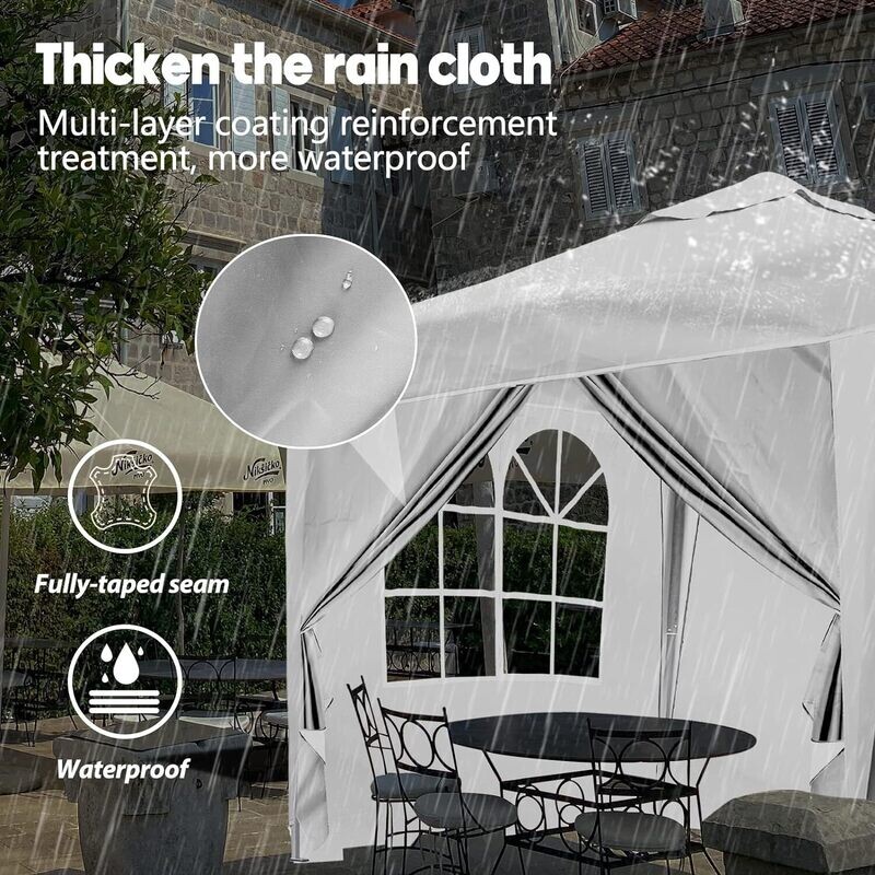 2x2m &amp; 3x3m Fully Waterproof, All-Weather Pop-Up Gazebos - Ideal for Outdoor Parties, Camping, and Events - Quick Setup, Durable Design, and Weather-Resistant for Year-Round Use