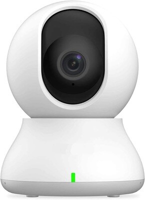 Security Indoor 1080p, 360° Camera with Motion Detection, Night Vision 360 Degree Swivel also Works with Alexa/Google Assistant/IFTTT