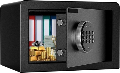 Digital Electronic Security Keypad Large Safes, Cabinet Safe with Key Lock for Home Hotel Business Office Money Gun Jewelry Passport