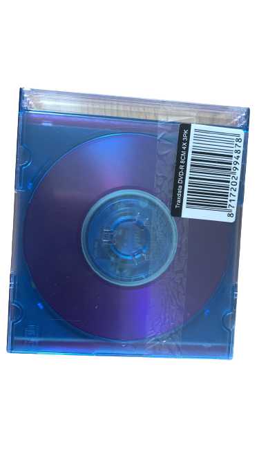 4-Pack Printable DVD+R Discs - 1.46GB/30min Capacity for Custom Labeling and Printing