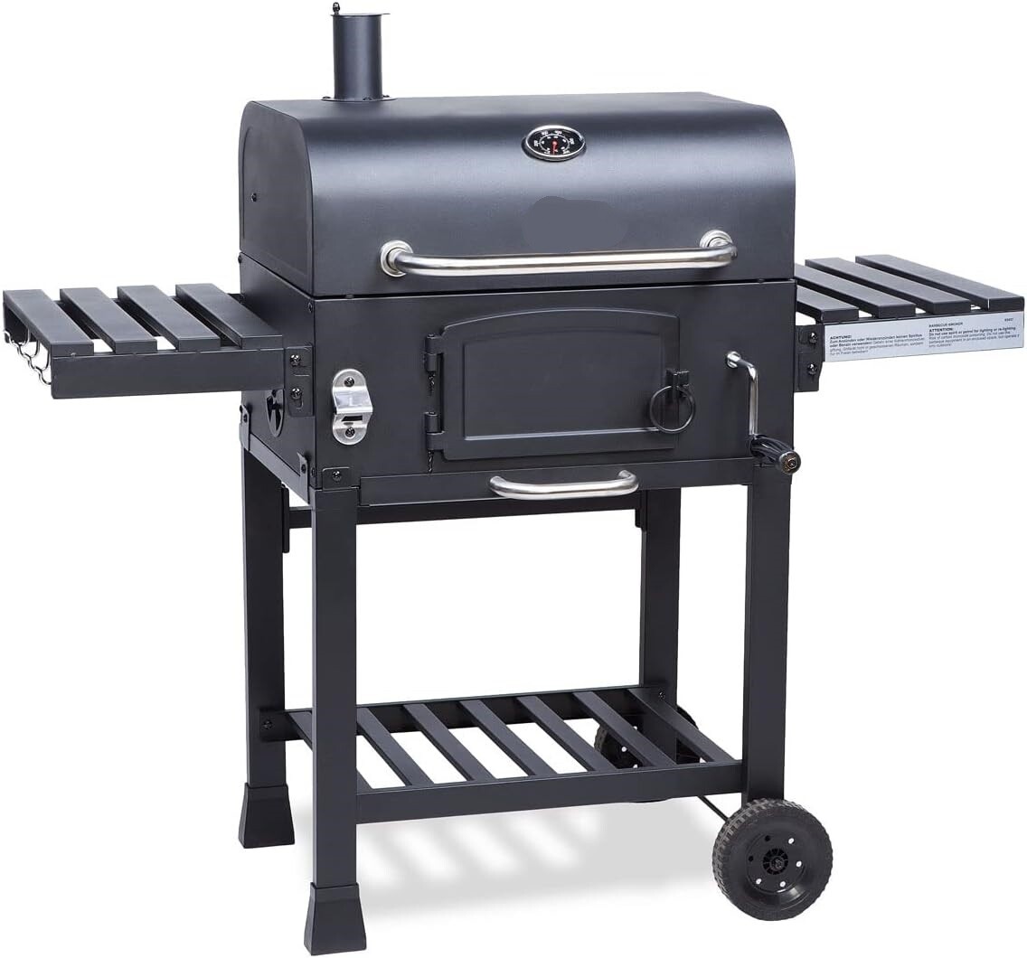 Outdoor XL Smoker Barbecue Charcoal Portable BBQ Grill Garden