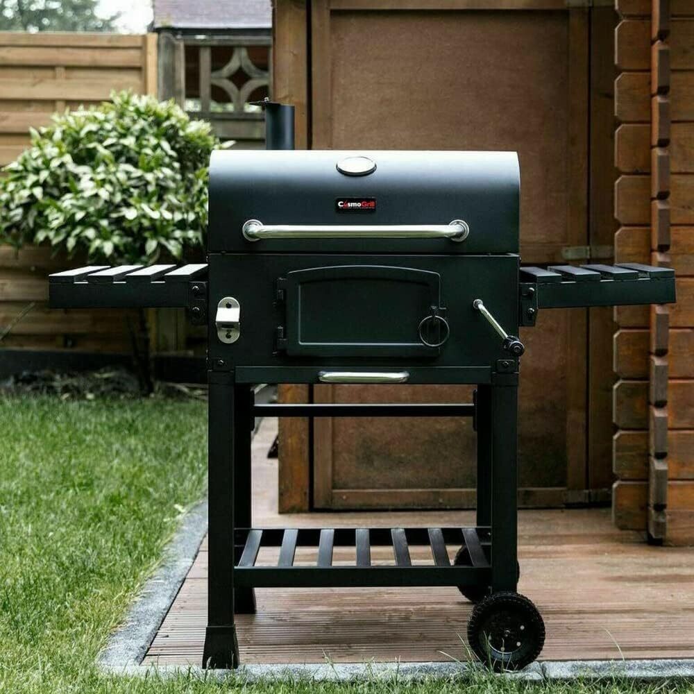 Outdoor XL Smoker Barbecue Charcoal Portable BBQ Grill Garden