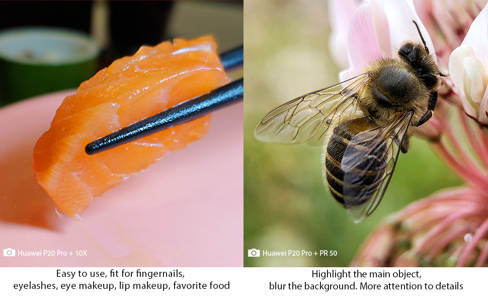 Professional Macro Lens for Smartphone HD Macro Lens Smartphone Compatible with iPhone, Pixels, Samsung Galaxy, Huawei, Xiaomi and Most Mobile Phones