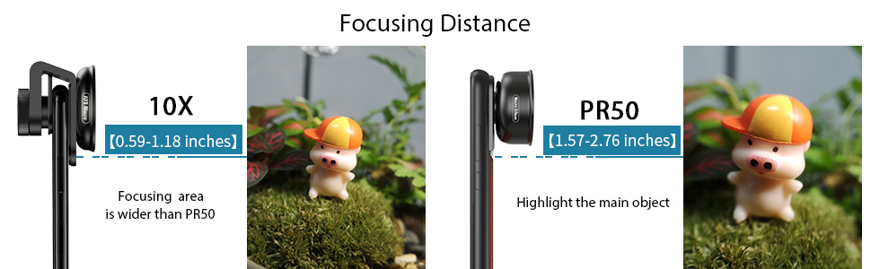 Professional Macro Lens for Smartphone HD Macro Lens Smartphone Compatible with iPhone, Pixels, Samsung Galaxy, Huawei, Xiaomi and Most Mobile Phones