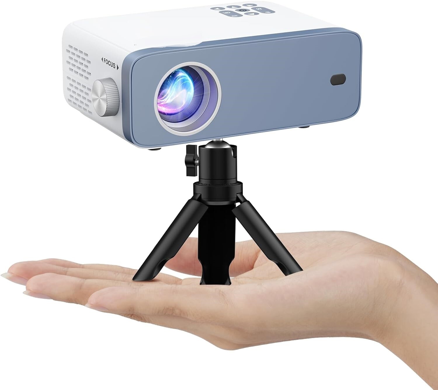 Mini Projector, Upgraded 1080P Full HD 11000L, Video Projector Portable Outdoor Home Theater Movie