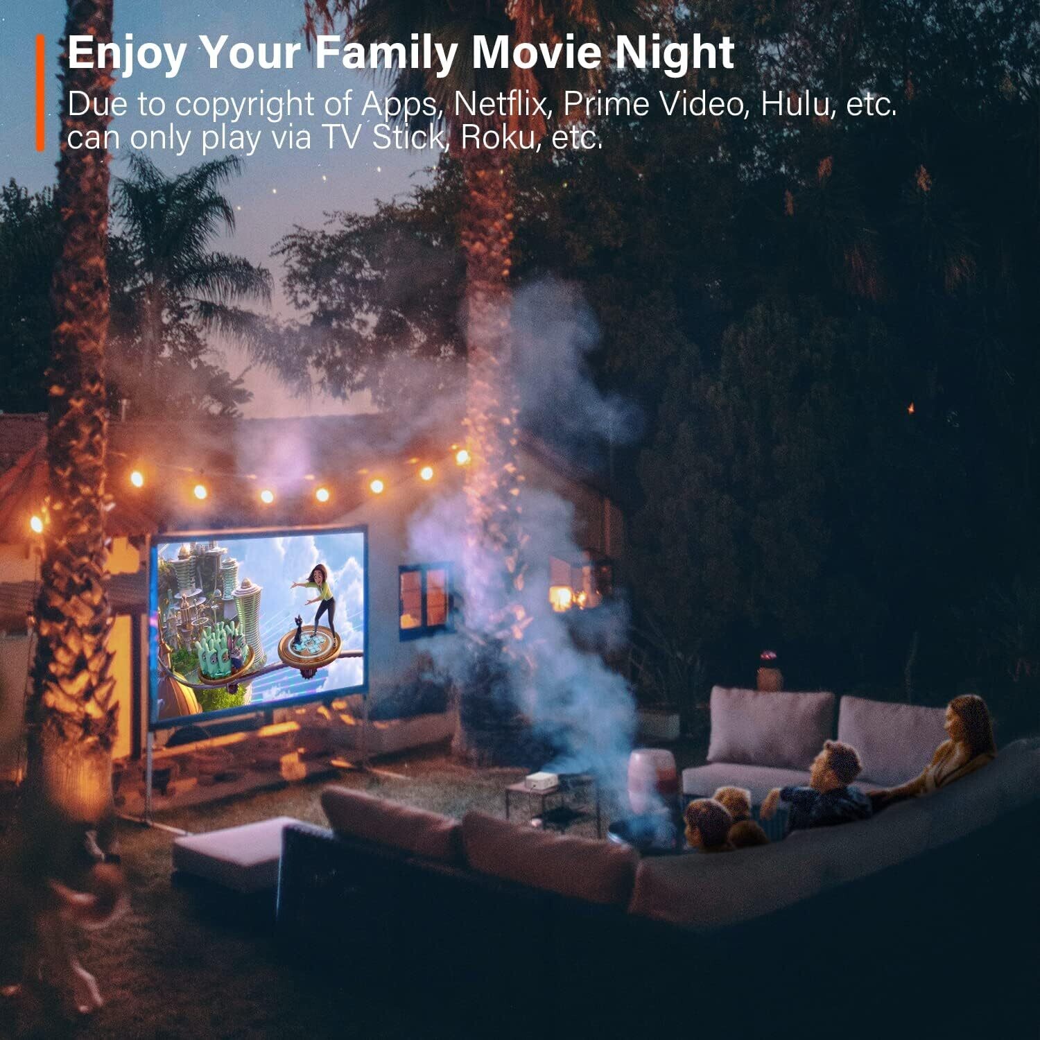 Mini Projector, Upgraded 1080P Full HD 11000L, Video Projector Portable Outdoor Home Theater Movie