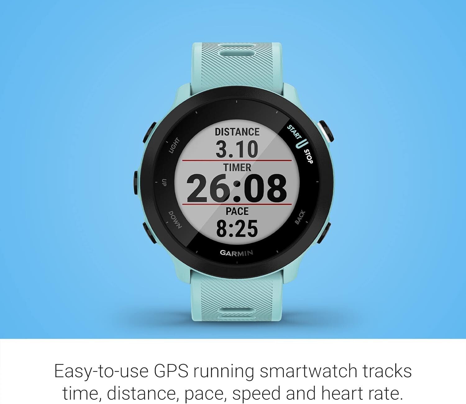 55 GPS Running Smartwatch with Training Guidance – Ideal for Running, Fitness Tracking, and Health Monitoring