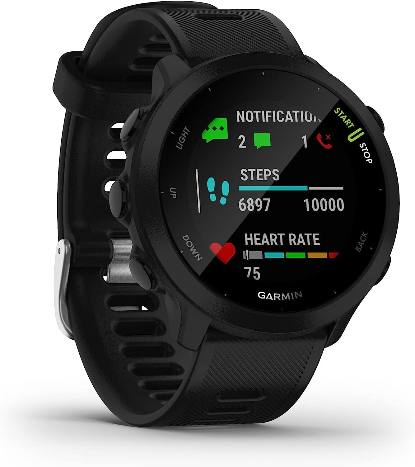 55 GPS Running Smartwatch with Training Guidance – Ideal for Running, Fitness Tracking, and Health Monitoring