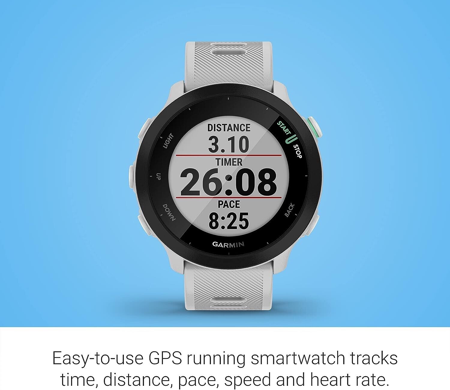 55 GPS Running Smartwatch with Training Guidance – Ideal for Running, Fitness Tracking, and Health Monitoring