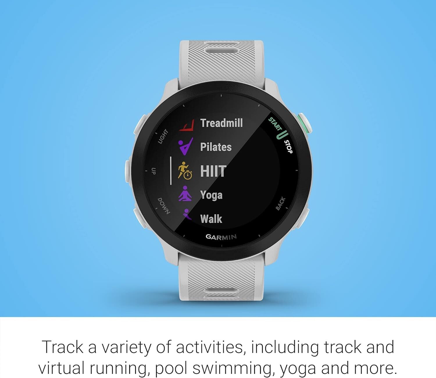 55 GPS Running Smartwatch with Training Guidance – Ideal for Running, Fitness Tracking, and Health Monitoring