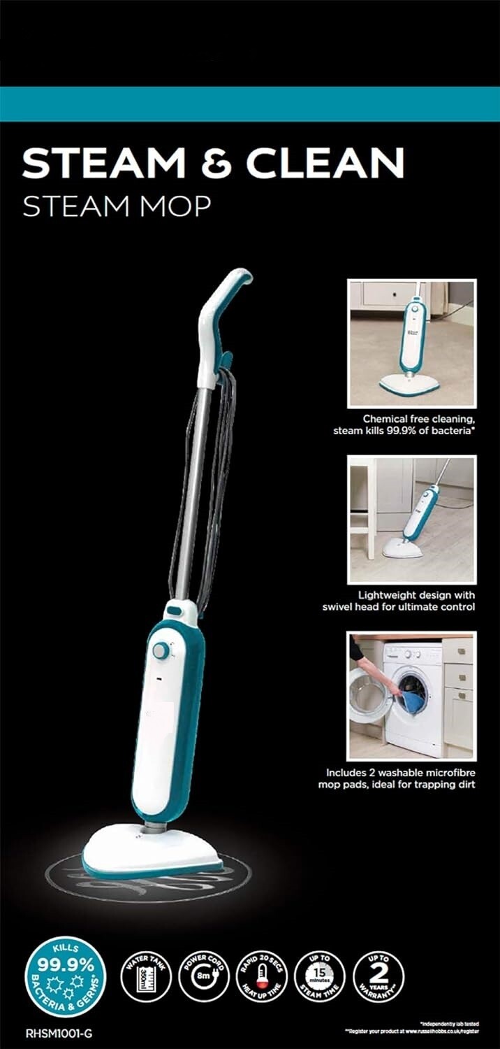 Lightweight Steam and Clean Mop