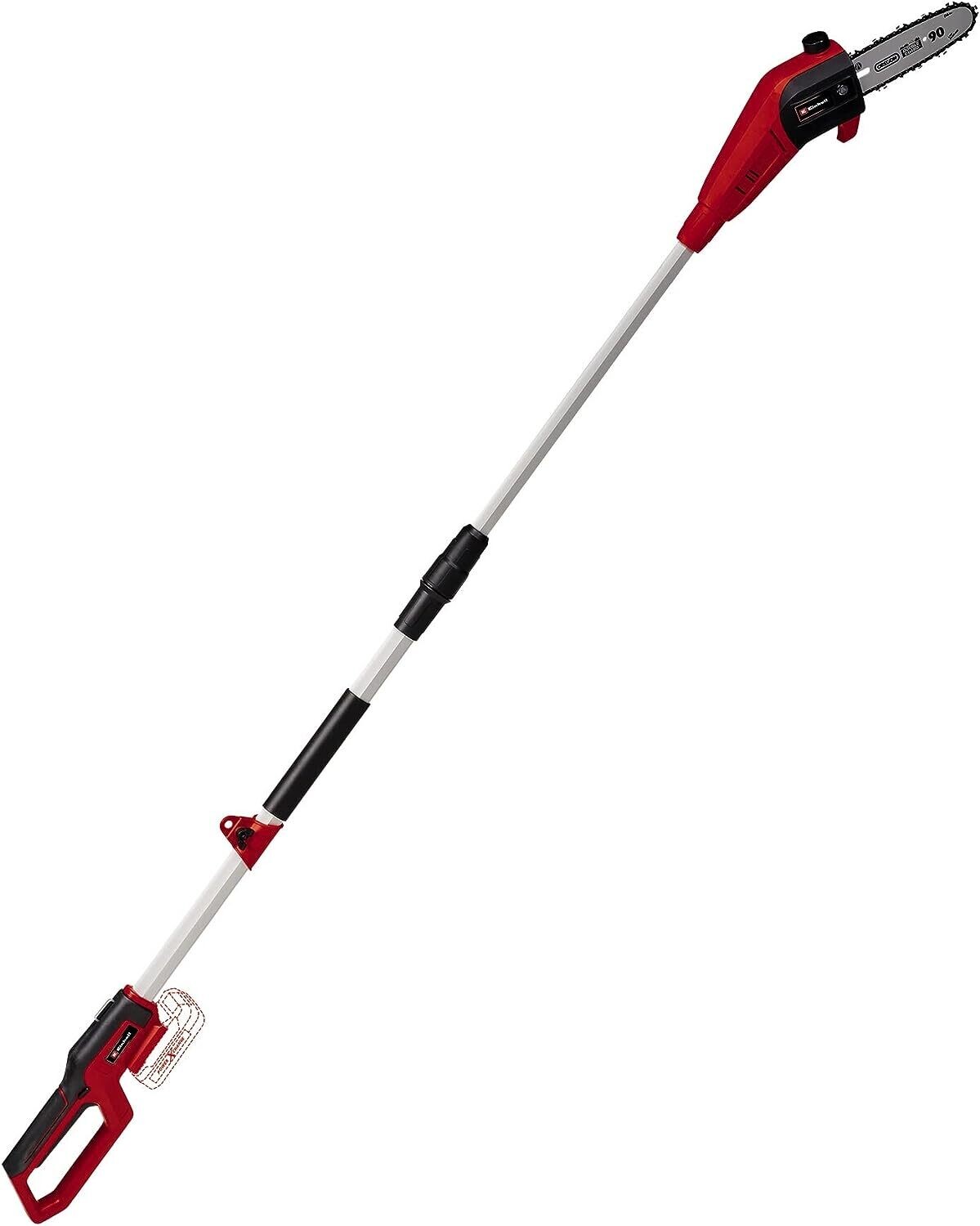 18V Cordless Pole Pruner with 20 cm Blade, 30° Tilt Motor Head, Extension Rod, and Metal Gear, Style Name:: Battery and charger not included