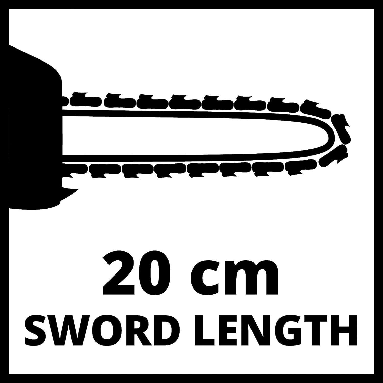 18V Cordless Pole Pruner with 20 cm Blade, 30° Tilt Motor Head, Extension Rod, and Metal Gear