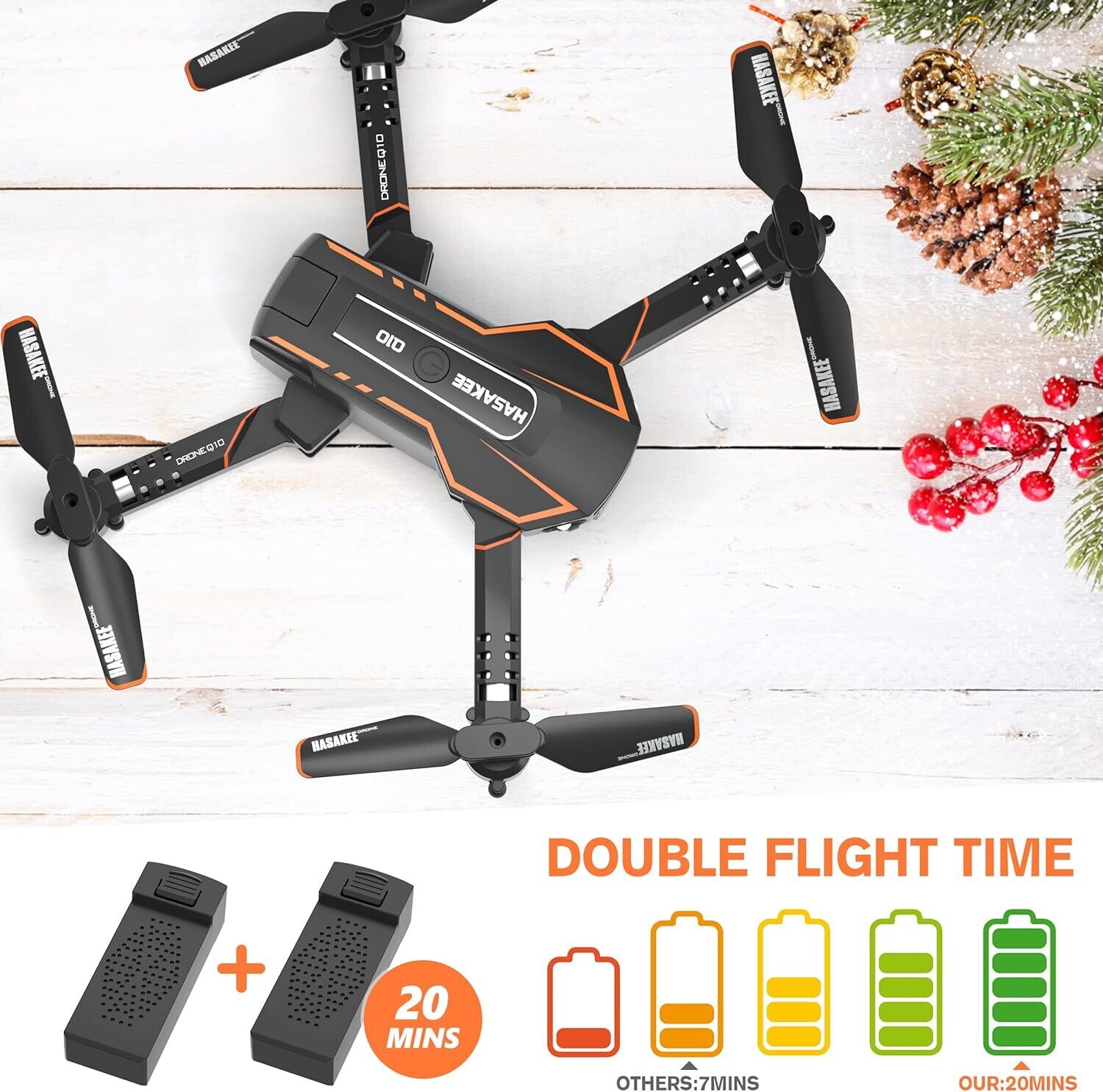 RC Drone Quadcopter with FPV WiFi Transmission and Camera HD 720P for Children