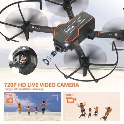 RC Drone Quadcopter with FPV WiFi Transmission and Camera HD 720P for Children