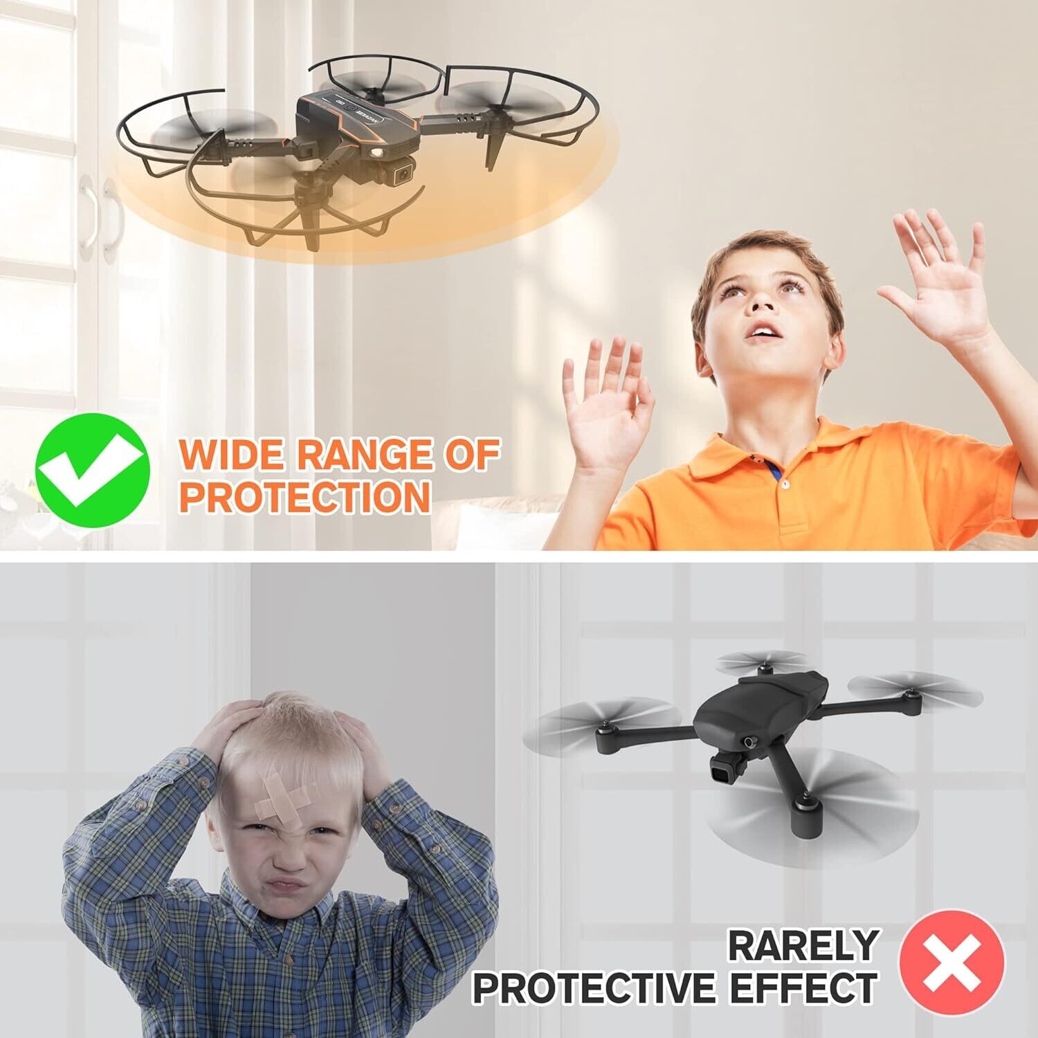 RC Drone Quadcopter with FPV WiFi Transmission and Camera HD 720P for Children