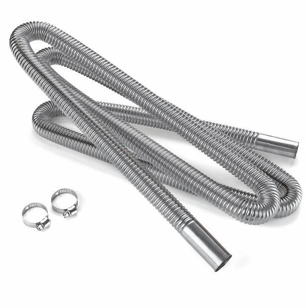 Replacement Stainless Steel Exhaust Pipe + Muffler Diesel Air Heater Accessories Part for 12V 2 KW / 5 KW / 8 KW
