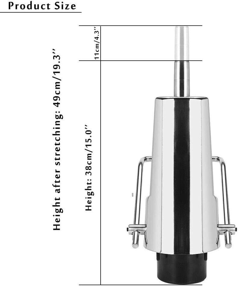 Premium Replacement Hydraulic Pump Cylinder for Metal Barber Chair – Heavy-Duty Adjustable Hydraulic Lift Mechanism for Salon and Barber Shop Chairs – Easy Installation and Durable Design