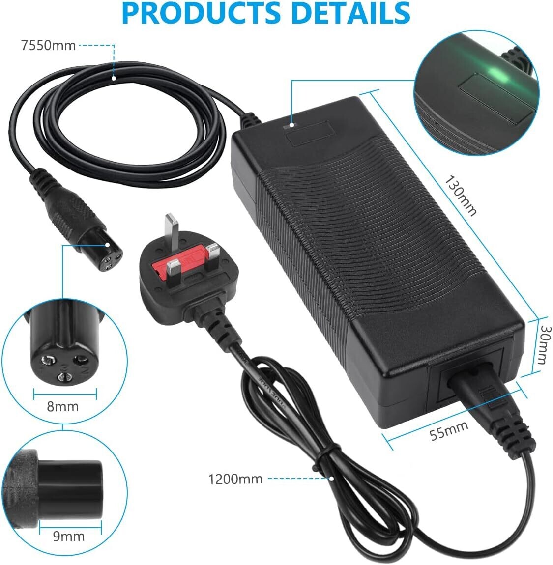 Scooter Charger Power Adapter Hoverboard Charger