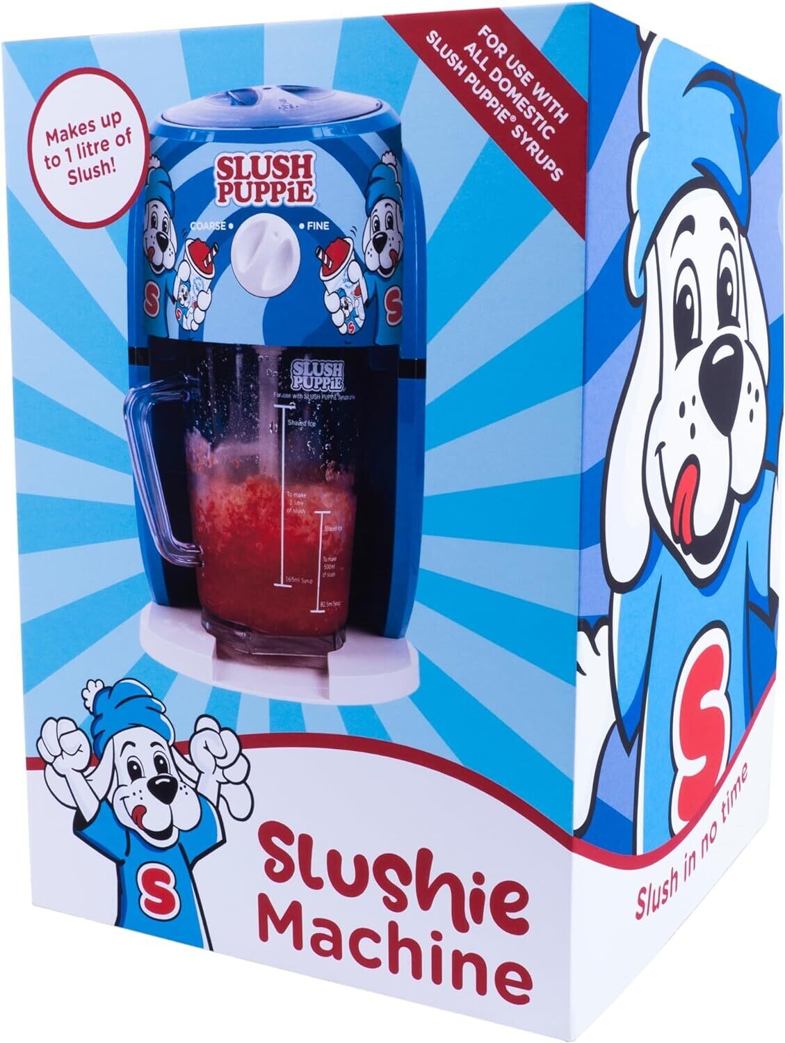 Ice Cream Cone Maker and Slush Puppies Shaver, Produces Up to 1 Litre of Delectable Slushy for Refreshing Treats