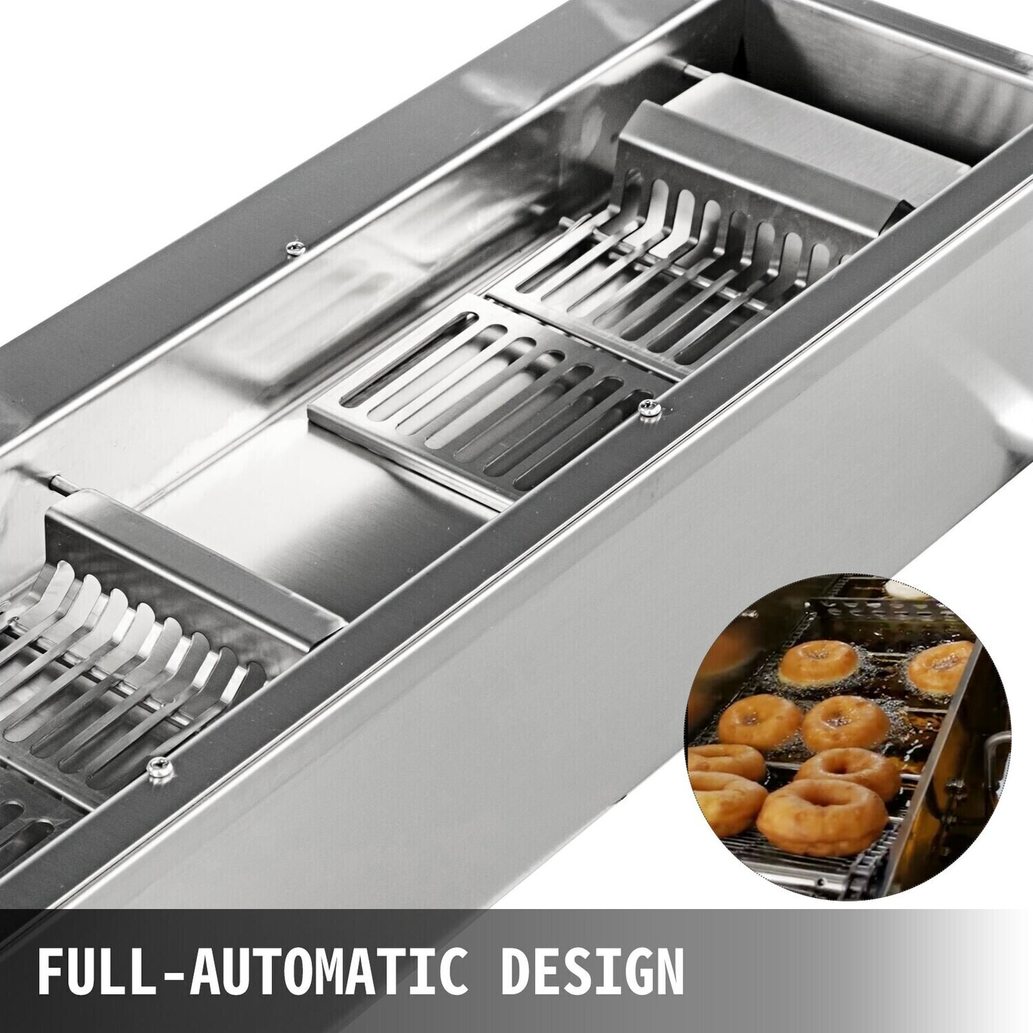 Commercial Electric Donut and Waffle Maker, Multi-Function Oven for Donuts, Eggs, and Bread, High-Power Cooking, Easy to Use and Clean, Perfect for Restaurants and Food Stalls.
