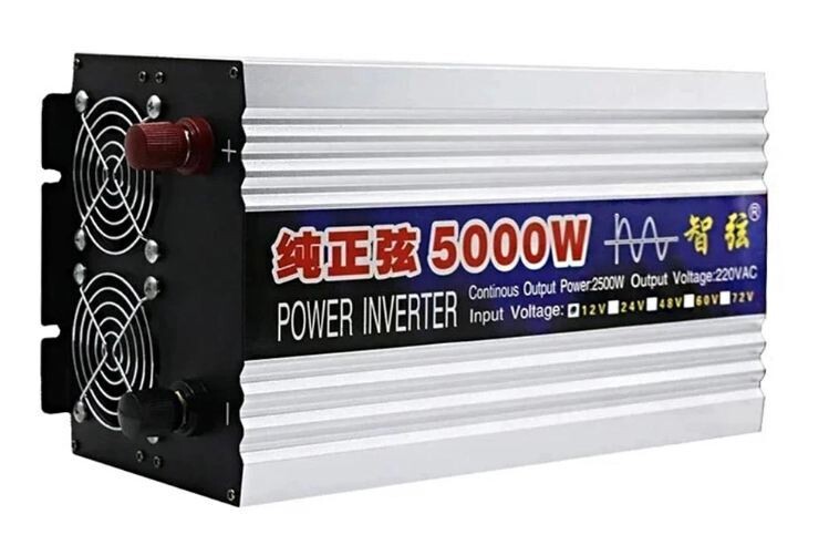 3000W - 8000W 12V/24V Solar Inverter Automatic Converter with 12V to 220V Transformer - Efficient Voltage Transformation for Off-Grid and Solar Power Systems