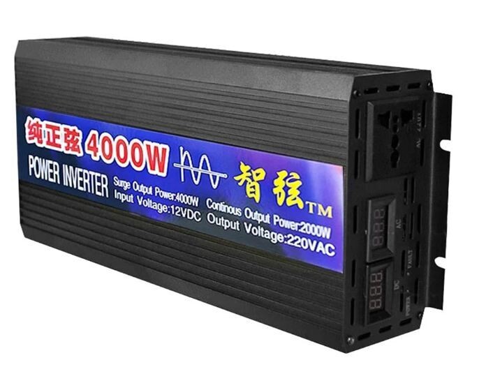 3000W - 8000W 12V/24V Solar Inverter Automatic Converter with 12V to 220V Transformer - Efficient Voltage Transformation for Off-Grid and Solar Power Systems