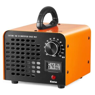 Portable Industrial Ozone Generator Air Purifier with Air/Water Mode, High Capacity