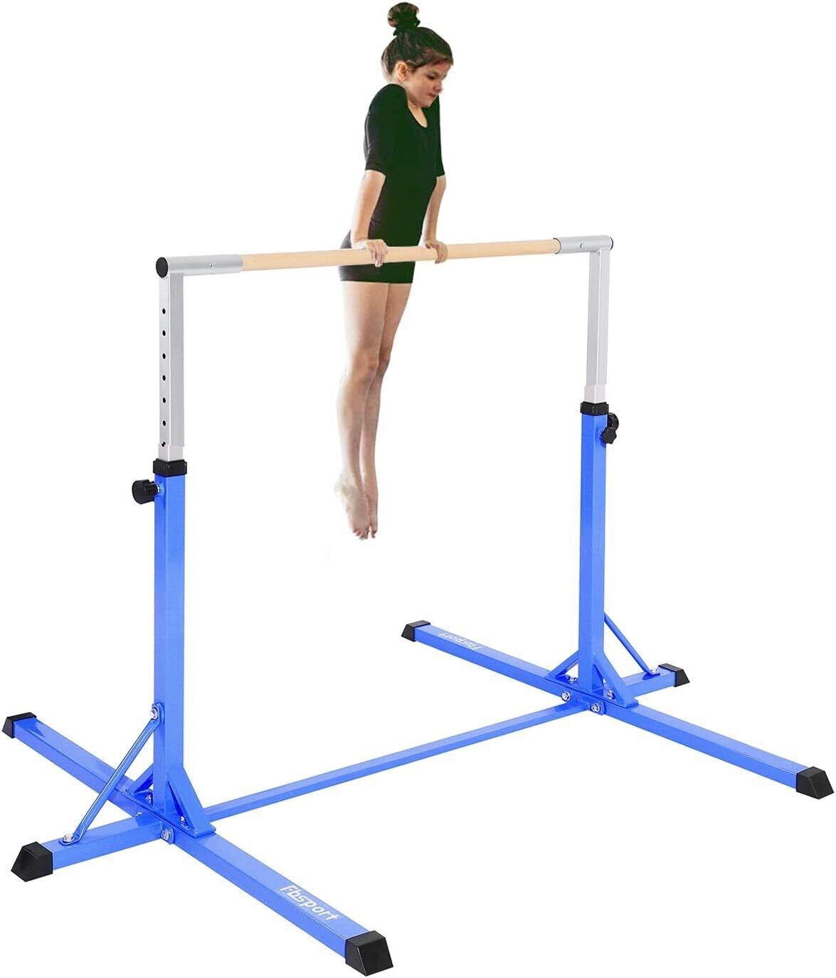 Kids Gym Bar Horizontal Expandable Multifunction Gym Training Equipment Home Training Adjustable Height Kip Bar 12 Levels