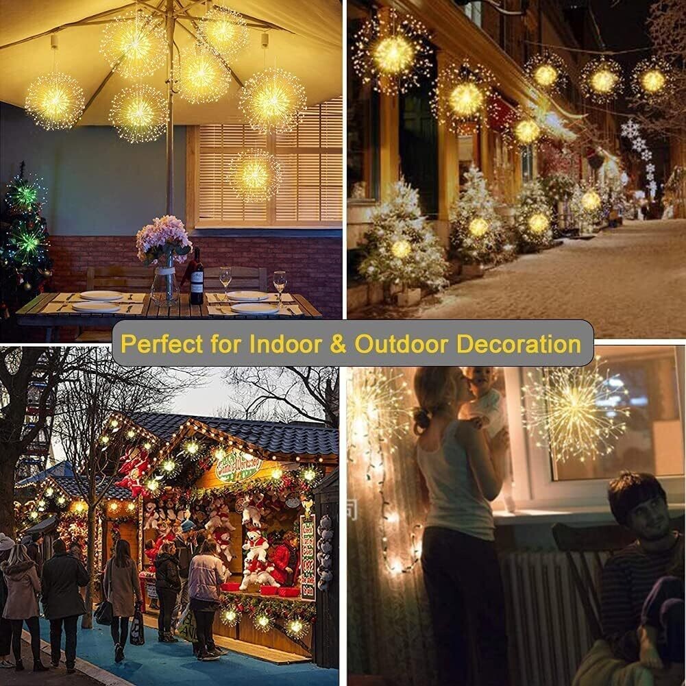 Battery Powered 8 Modes Fairy Lights – Flexible String Lights for Indoor and Outdoor Decor