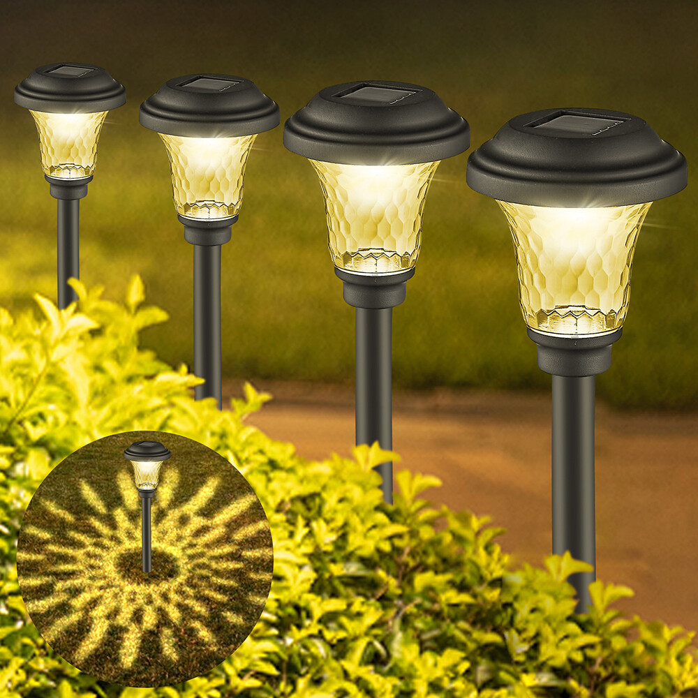 Snow Man Solar Christmas Lights Outdoor Waterproof Post Lamp Lawn Landscape Garden Decoration Lights